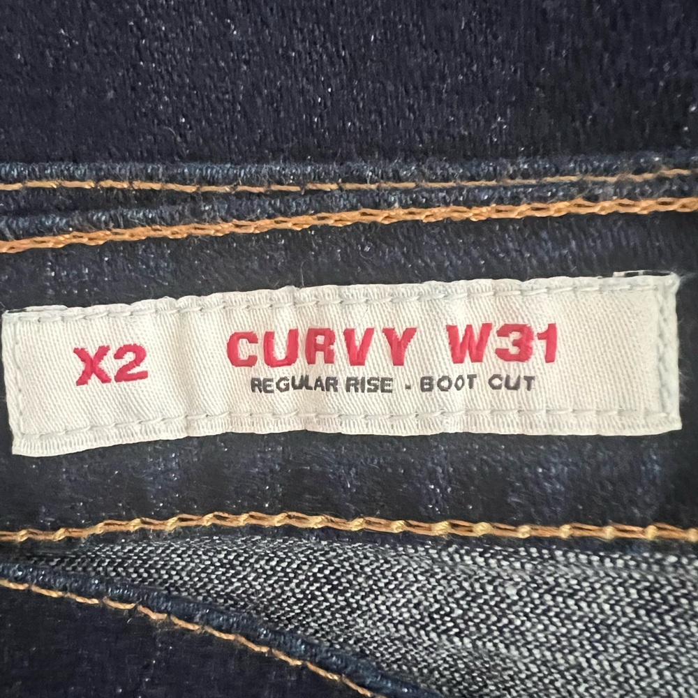Express Jeans Curvy W31 Regular Rise Boot Cut - Picture 4 of 9